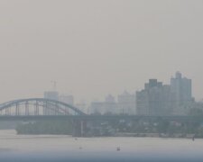 киев, украина, загрязнение воздуха, смог