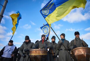 День соборности Украины живая цепь