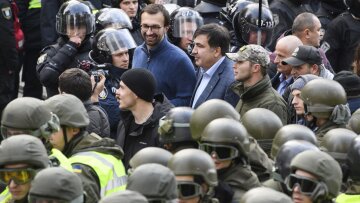Саакашвили прорыв протест