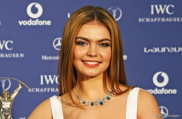 ST. PETERSBURG, RUSSIA - FEBRUARY 18: Alina Kabayeva arrives at the Laureus World Sports Awards at the Mariinsky Concert Hall on February 18, 2008 in St.Petersburg, Russia. (Photo by Ian Walton/Getty Images for Laureus) *** Local Caption *** Alina Kabayeva