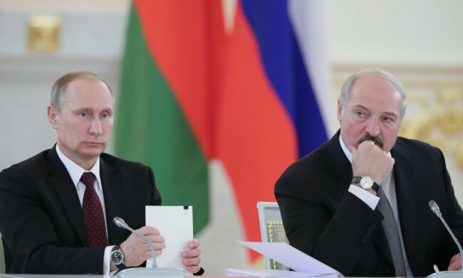 Владимир Путин и Александр Лукашенко