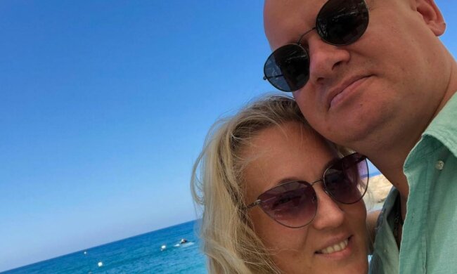 Евгений Кошевой с женой, Ксения Кошевая