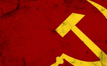 СССР, флаг, серп и молот, Советский союз, Россия