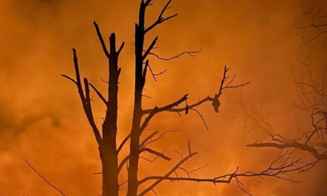 пожежа після атак