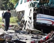 21 погибший  и 30 пострадавших: кадры столкновения двух автобусов облетели сеть