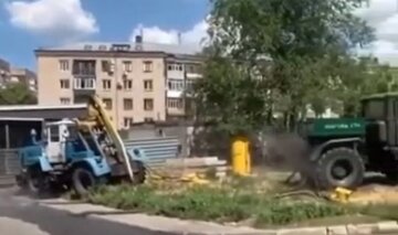 НП у центрі Харкова: знайдено тіло комунальника, кадри з місця подій
