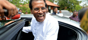 президент Шри-Ланки Майтрипала Сирисена