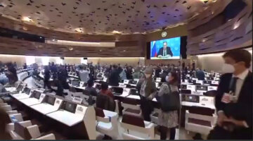 Дипломаты вышли из зала во время выступления Лаврова в Женеве, видео: "России уже никто не верит"