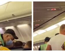 Украинца выгнали из самолета за отказ надевать маску, видео: откровенно хамил и грубил