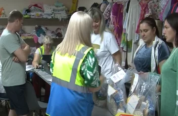 Безкоштовні продукти для ВПО в Полтаві