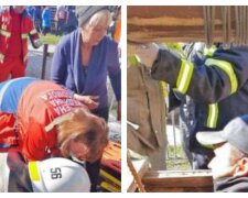 На Харьковщине девушка упала в 12-метровый колодец, фото: слетелись спасатели