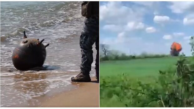 Ворожі міни на узбережжі Одещини, після підривів військові зробили термінову заяву: кадри