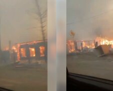 Справжнє пекло на землі: в Красноярському краї рф вигорають дотла цілі села, кадри