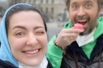Сніжана Бабкіна, Сергій Бабкін з дружиною
