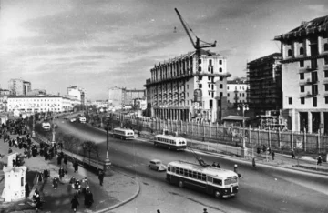 1950 год. Стройка Крещатика