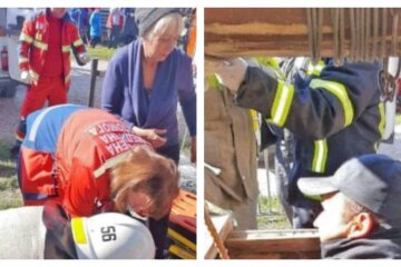 На Харьковщине девушка упала в 12-метровый колодец, фото: слетелись спасатели