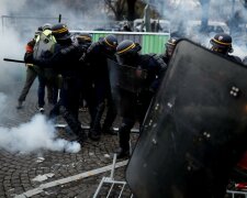 протесты, массовые беспорядки, париж