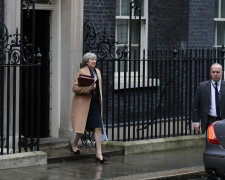 Theresa May Leaves Downing Street For Prime Minister’s Questions Ahead Of The 2017 Budget