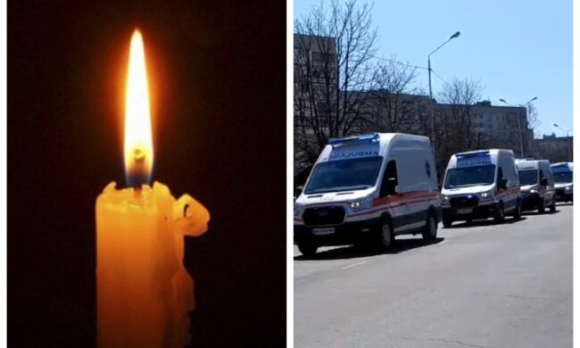 Скорые с мигалками проехали по городу за гробом: видео прощания с женщиной-медиком под Одессой