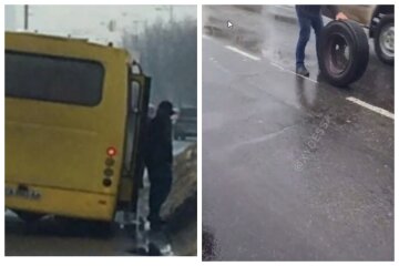 В Одессе маршрутка с людьми развалилась на ходу: кадры и как наказали водителя