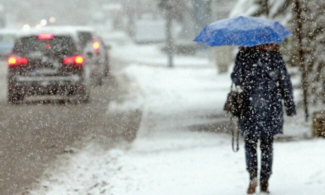 прогноз погоды, снег с дождем