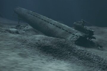 подводная лодка на дне