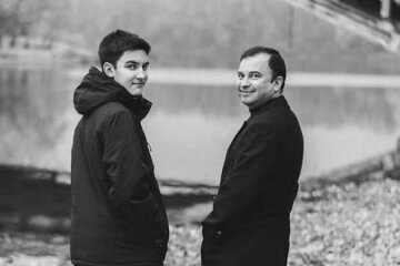 Виктор Павлик с сыном Павлом