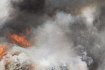 пожар, дым