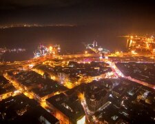 "Фантастически красиво": как выглядит вечерняя Одесса с высоты птичьего полета