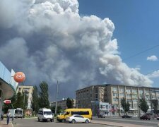 пожар в Луганской области
