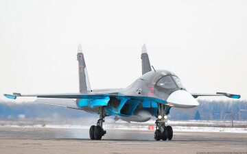 Су-34 военный самолет