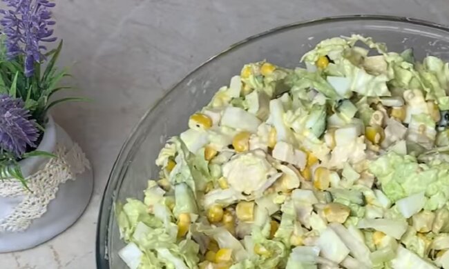салат из пекинской капусты