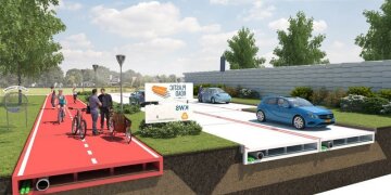В Голландии строят вечную пластмассовую дорогу