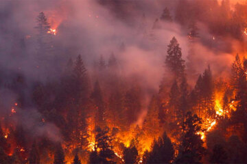 катастрофа, конец света, дым, пожар