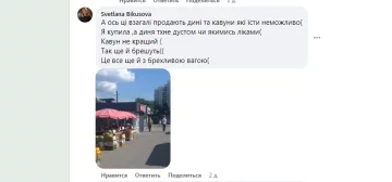 Жители Днепра жалуются на странные дыни и арбузы