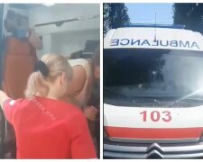 "Нечего лазить по жаре" : медики скорой не хотели осматривать женщину, потерявшую сознание в Одессе, кадры
