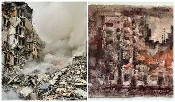 "Мурашки по телу": художник предсказал взрыв в многоэтажке Днепра