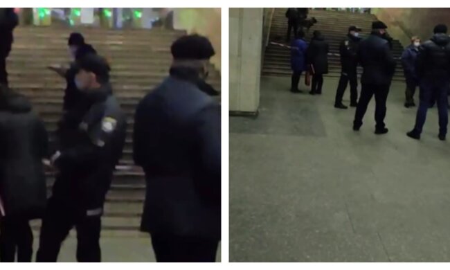 Полиция слетелась в метро Харькова из-за подозрительного предмета: кадры и детали ЧП