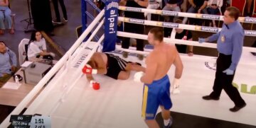 Украинского супертяжа нокаутировали во втором раунде, видео: "Из-за ударов в голову не помнит..."