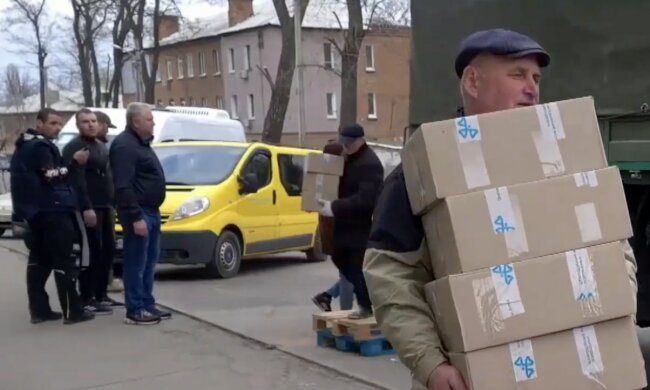 Гуманітарна допомога для пенсіонерів у Запоріжжі