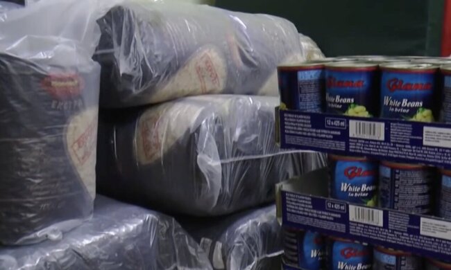 Безкоштовні продукти для ВПО та пенсіонерів в Одеській області