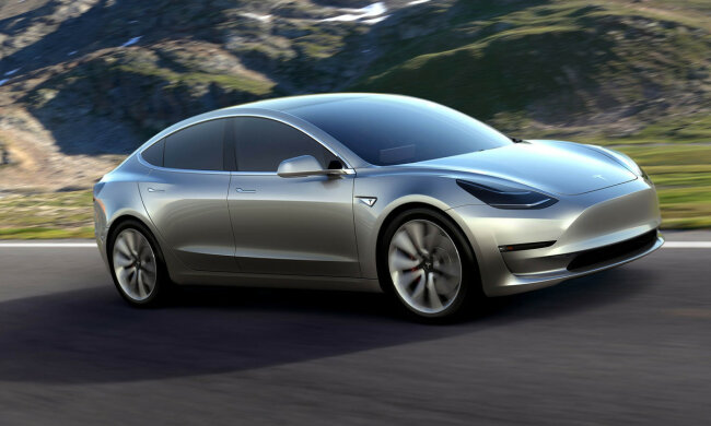 Tesla электрокар, электромобиль, Model 3
