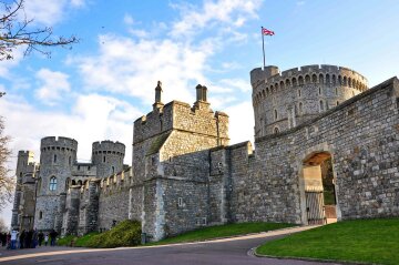 Виндзорский замок, Великобритания, резиденция Елизаветы