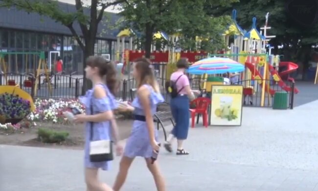 літо, весна, люди, погода