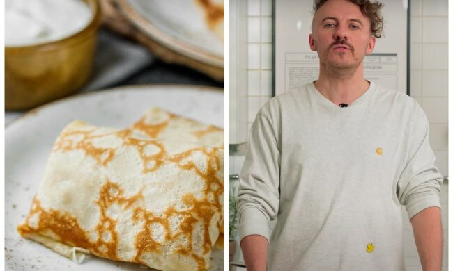 "Мастер Шеф" Клопотенко поделился рецептом блинов с ароматной начинкой: вкусные холодными и горячими