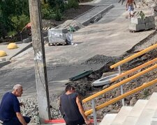 скандальный ремонт дороги в Василькове