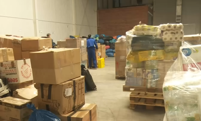 Бесплатные продукты для переселенцев в Харькове