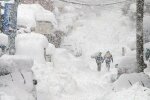 зима снег заторы стихия метель