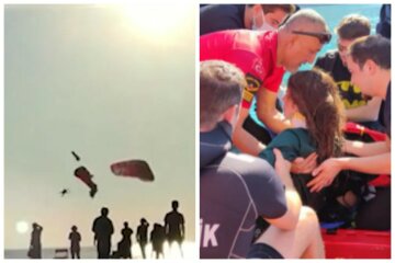 Украинская спортсменка упала с высоты 1 700 метров: видео ЧП
