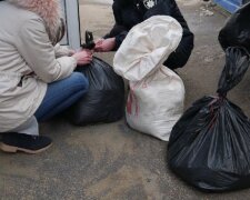 "Зав'язали в пакет": в Одесі на смітнику знайшли дев'ять щенят, фото
